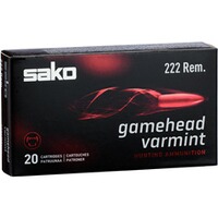 .222 Rem. Gamehead Varmint SP 2,6g/40grs., Sako