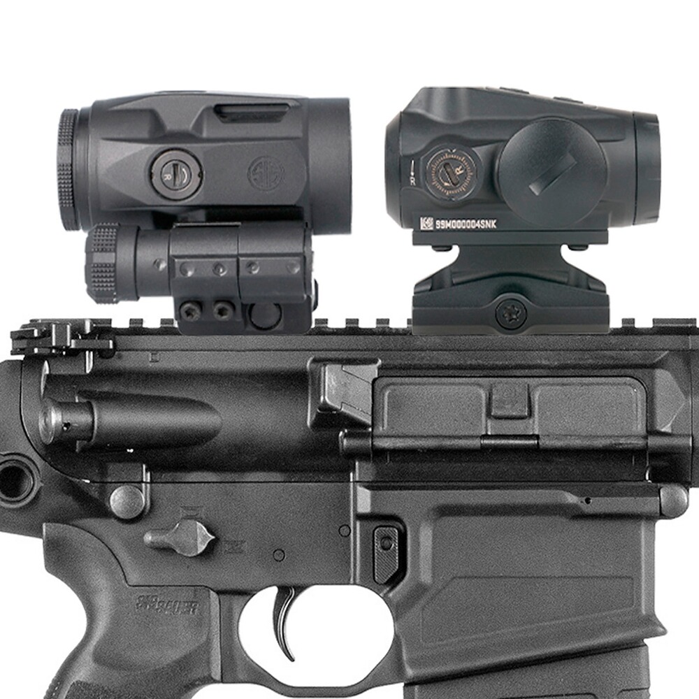 Set Leuchtpunktvisier ROMEO5 Gen.2 Compact und Magnifier JULIET3 Micro, SIG Electro-Optics