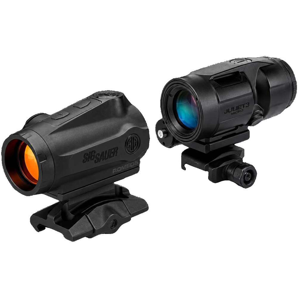 Set Leuchtpunktvisier ROMEO5 Gen.2 Compact und Magnifier JULIET3 Micro
