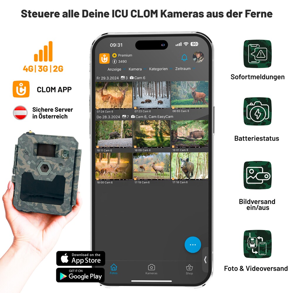 Wildkamera CLOM Cam 6, ICU