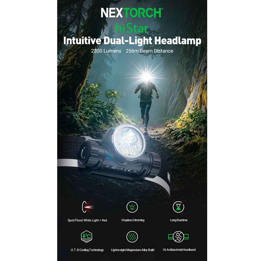 Stirnlampe hiStar, NEXTORCH
