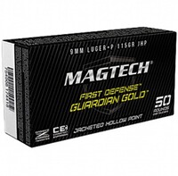 9 mm Luger+P Guardian Gold Teilmantel JHP 7,5g/115 grs., Magtech