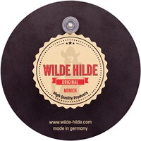 Schild mit Saugnapf für die Jagd - rund, WILDE HILDE