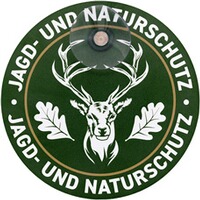 Schild mit Saugnapf für die Jagd - rund, WILDE HILDE