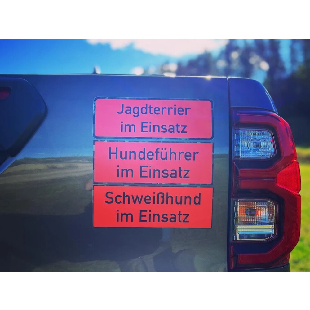 Magnetschild für Kfz, WILDE HILDE