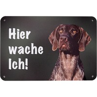 Warnschild Hund, WILDE HILDE