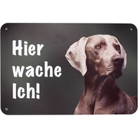 Warnschild Hund, WILDE HILDE