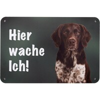 Warnschild Hund, WILDE HILDE