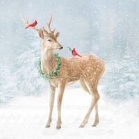 Servietten "Deer in Snow Blue", IHR Ideal Home Range GmbH