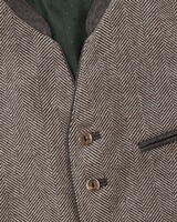 Fischgrat-Weste W.Passau, Lodenfrey