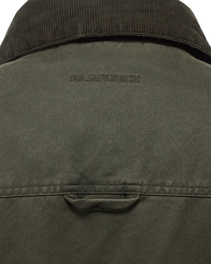 Tech-Wachsjacke Langley oliv,Gr.4XL