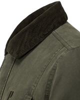 Tech-Wachsjacke Langley oliv,Gr.4XL