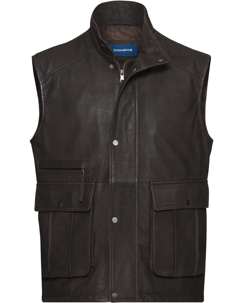 Outdoor-Lederweste