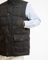 Steppweste Lonnen Tartan Puffer, Barbour