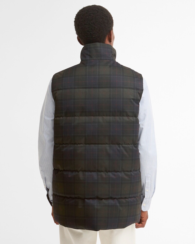 Steppweste Lonnen Tartan Puffer, Barbour