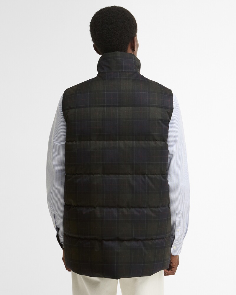 Steppweste Lonnen Tartan Puffer, Barbour