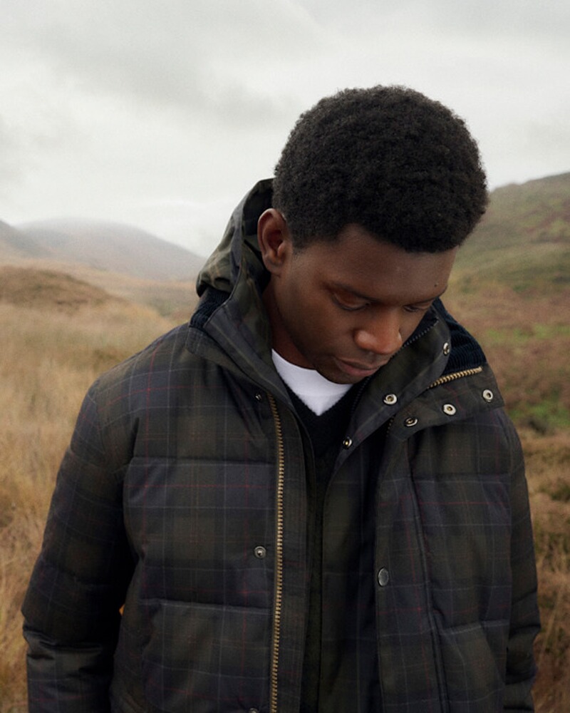 Steppparka Lonnen Tartan, Barbour