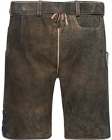 Kurze Lederhose mit Gürtel, Krüger Buam