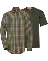 Set Jagdhemd mit T-Shirt, Wald & Forst