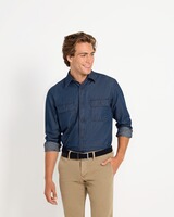 Jeanshemd mit Brusttaschen, HIGHMOOR