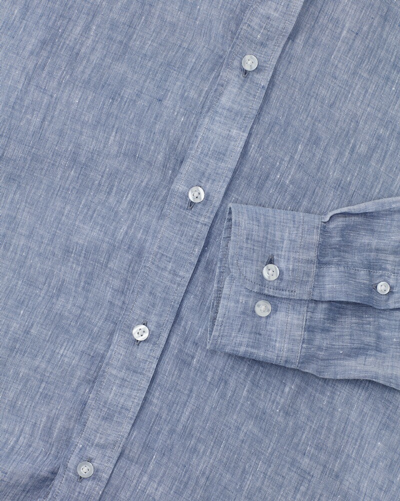 Leinenhemd mit Stehkragen, REITMAYER