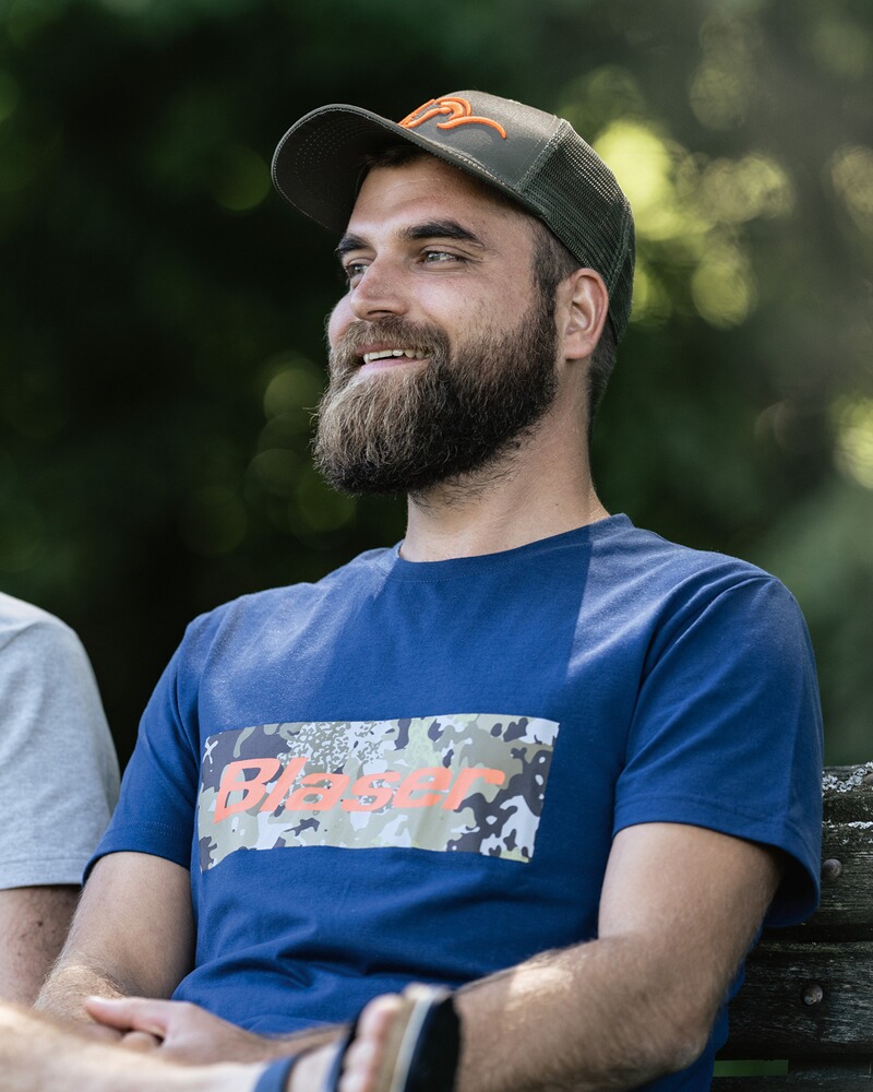 T-Shirt HunTec mit Logo, Blaser Outfits