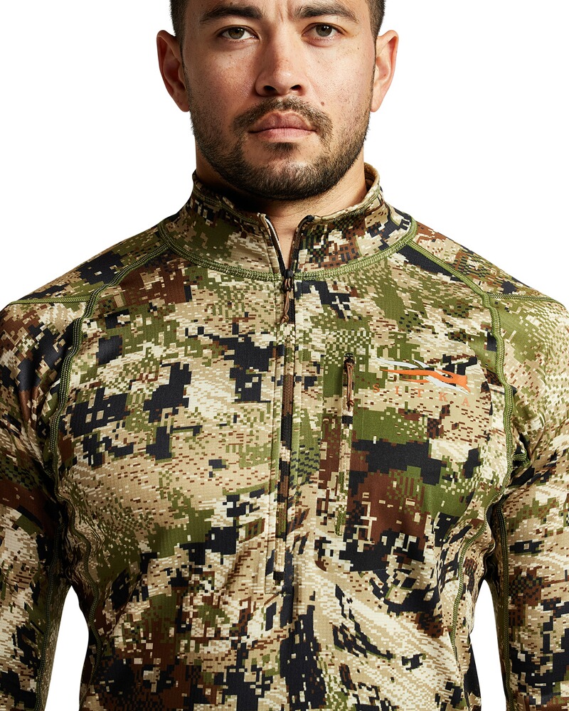 Langarmshirt Half-Zip Core Optifade Subalpine, Sitka Gear