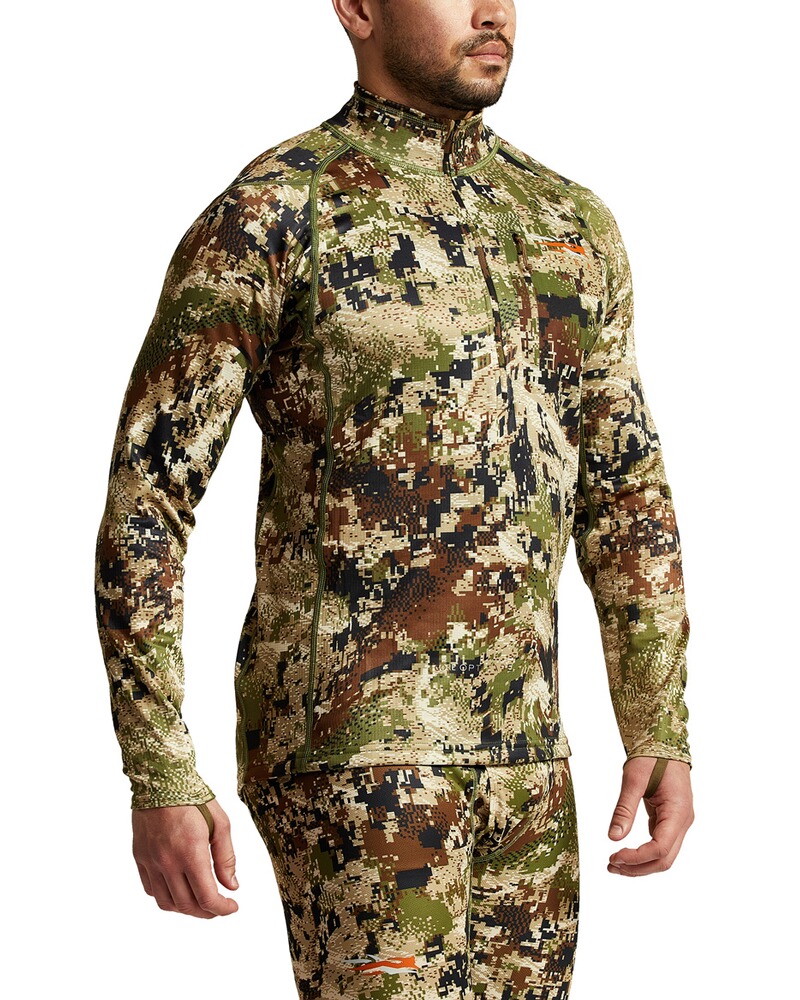 Langarmshirt Half-Zip Core Optifade Subalpine, Sitka Gear