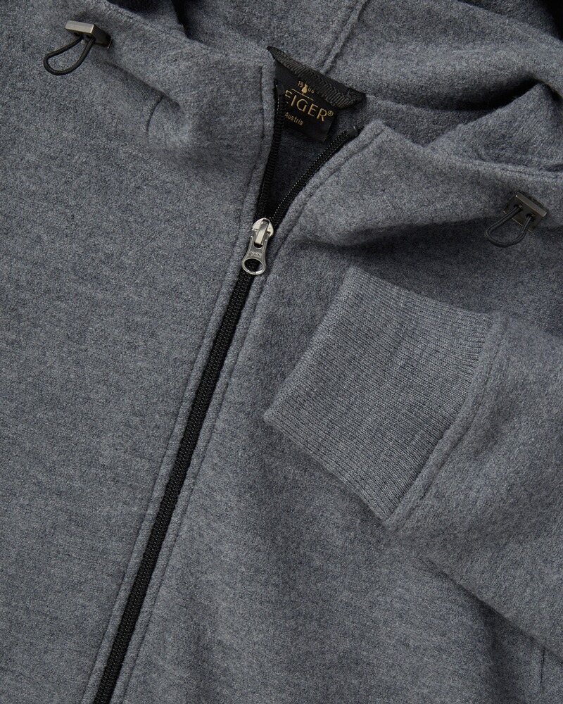 Kapuzen-Walkjacke, Geiger