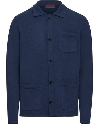 Strickjacke mit Hemdkragen, REITMAYER