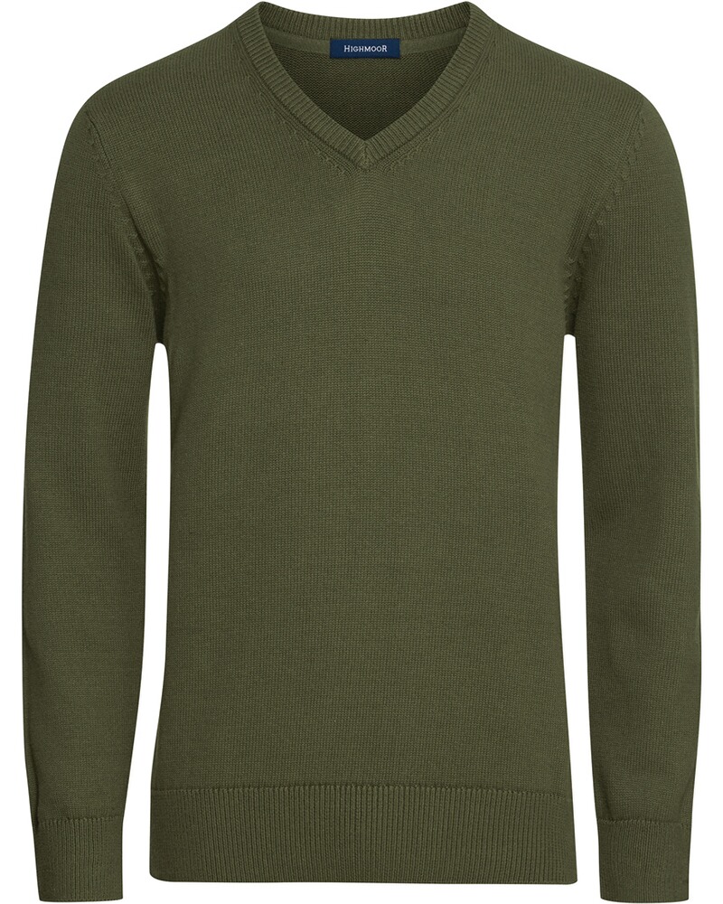 Set: V-Pullover & Karohemd, HIGHMOOR