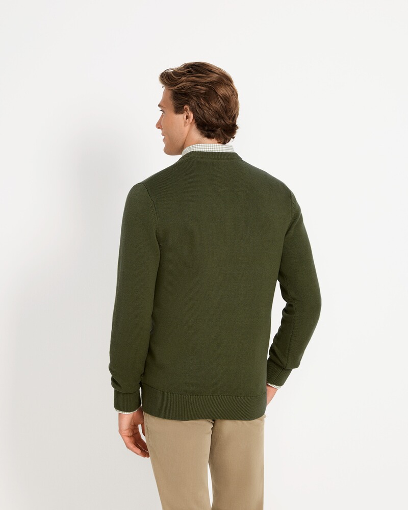 Set: V-Pullover & Karohemd, HIGHMOOR