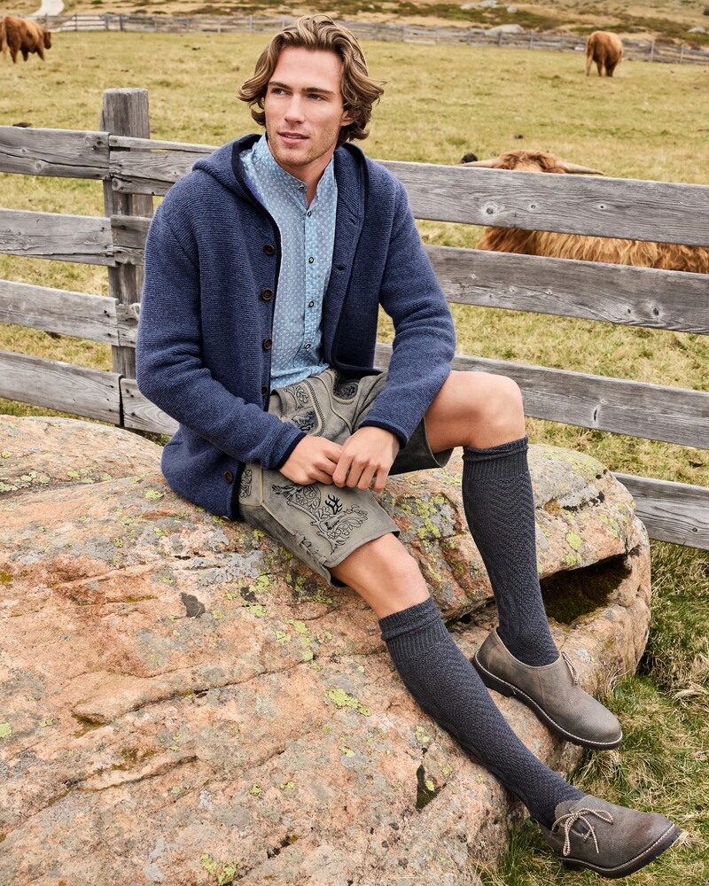 Stehkragenhemd, pure