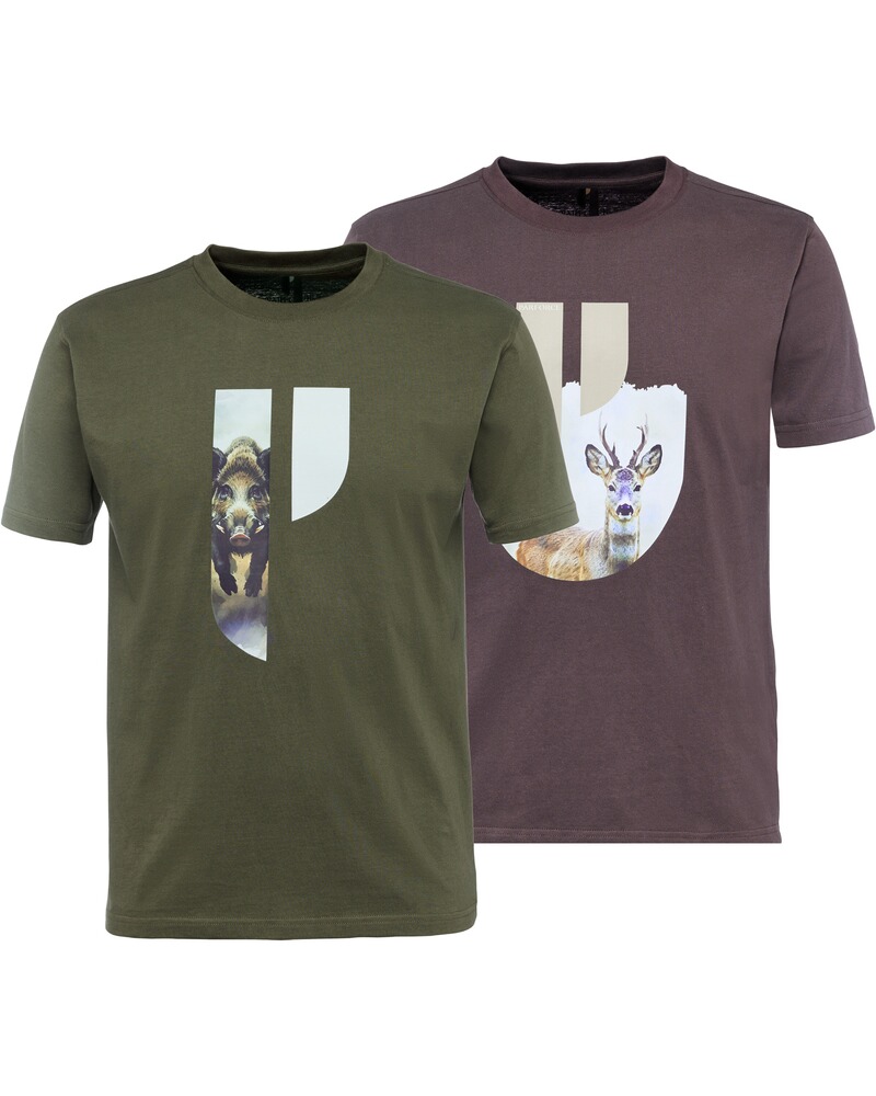 Doppelpack T-Shirts Boar+Buck