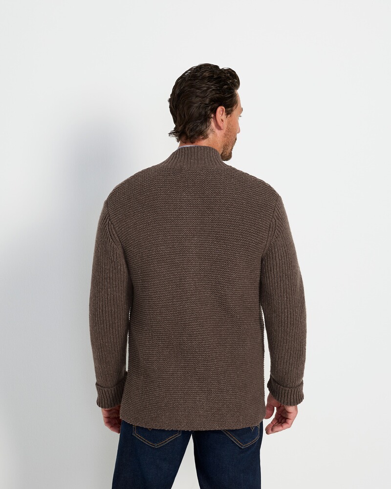 Strickjacke im Strickmuster-Mix, REITMAYER