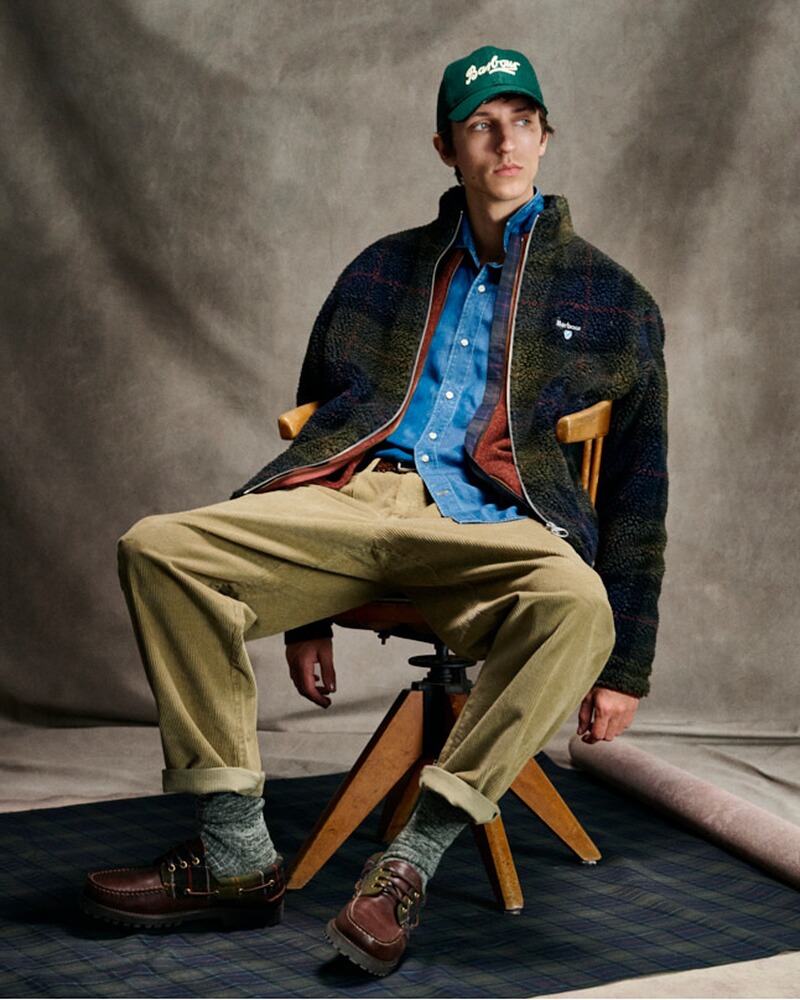 Fleecejacke Tartan Zip Through, Barbour