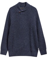 Schalkragen-Pullover Essentials Fleck, Barbour