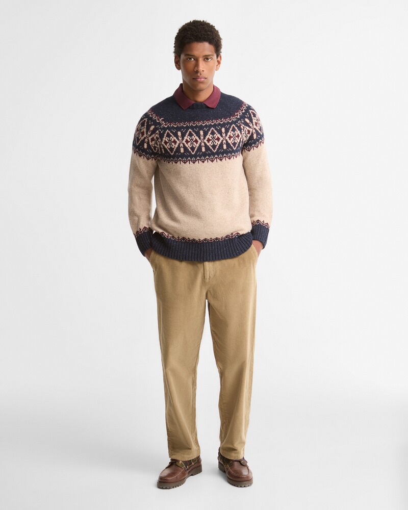 Pullover Tisbury Fairisle Crew Neck, Barbour