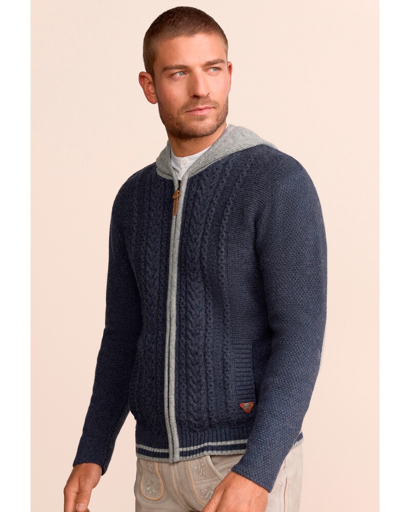 Strickjacke mit Reißverschluss, Krüger Buam