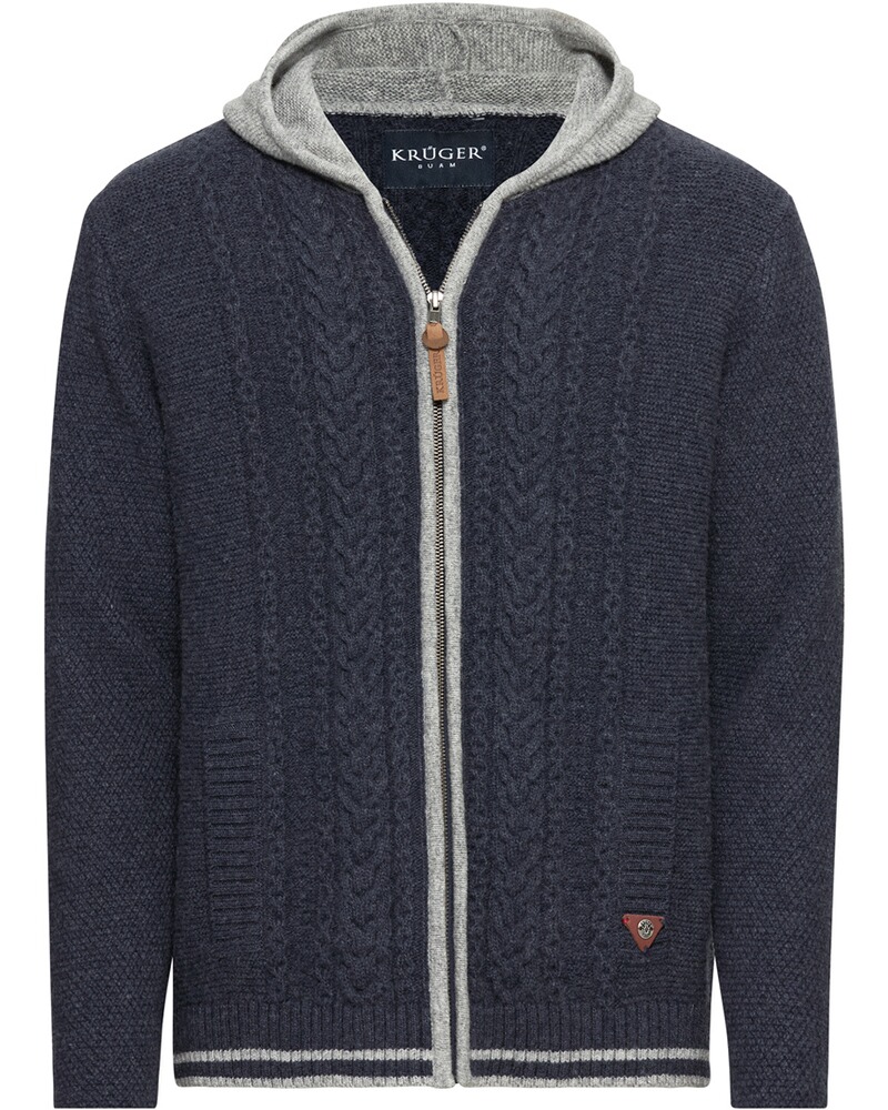 Strickjacke mit Reißverschluss