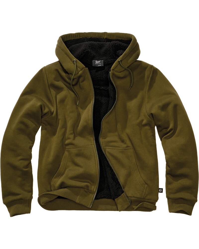 Sweatjacke Teddylining