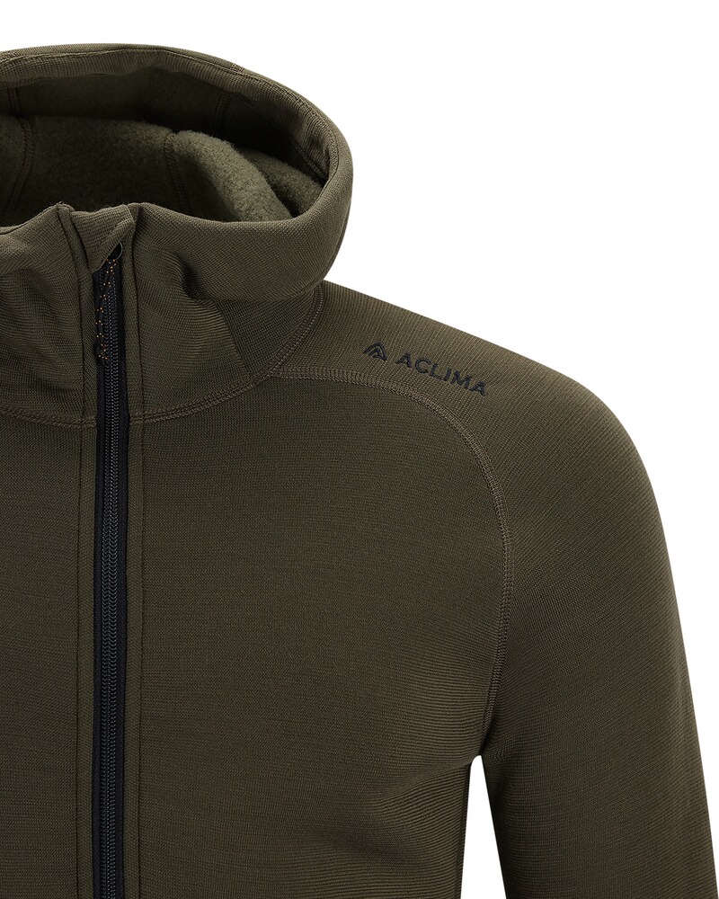 Kapuzenjacke FleeceWool, ACLIMA