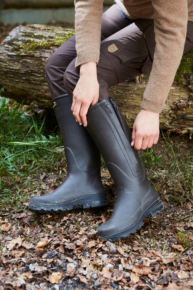 Gummistiefel mit Reißverschluss und Neoprenfutter, Parforce Essential