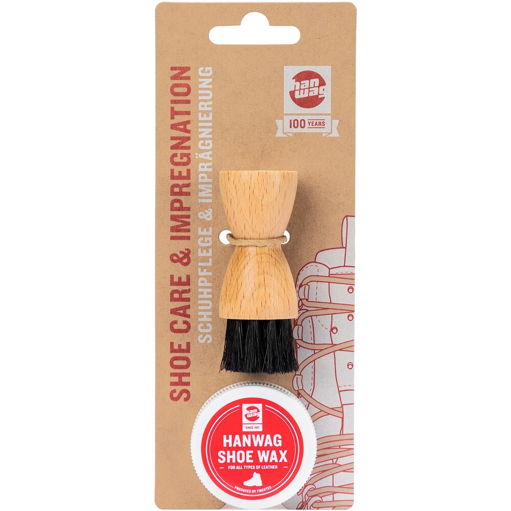 Leder-Pflegeset Mini mit Wachs und Bürste