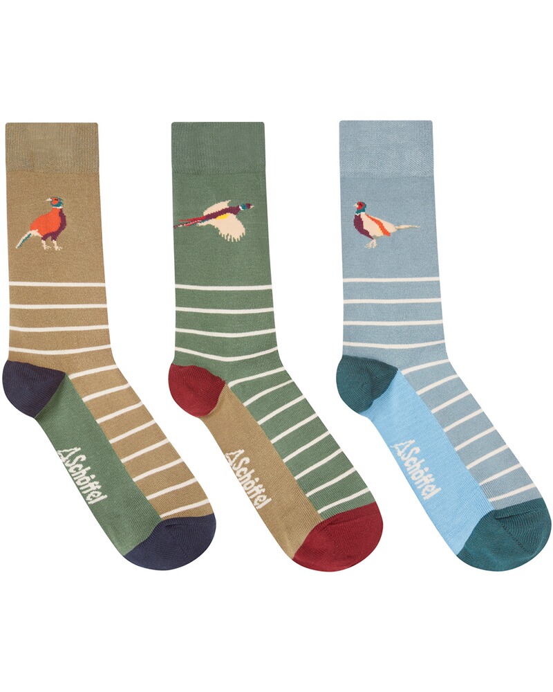 3er-Set Socken Pheasant