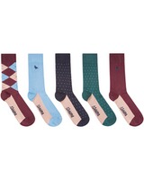 5er-Set Socken Pattern, Schöffel Country