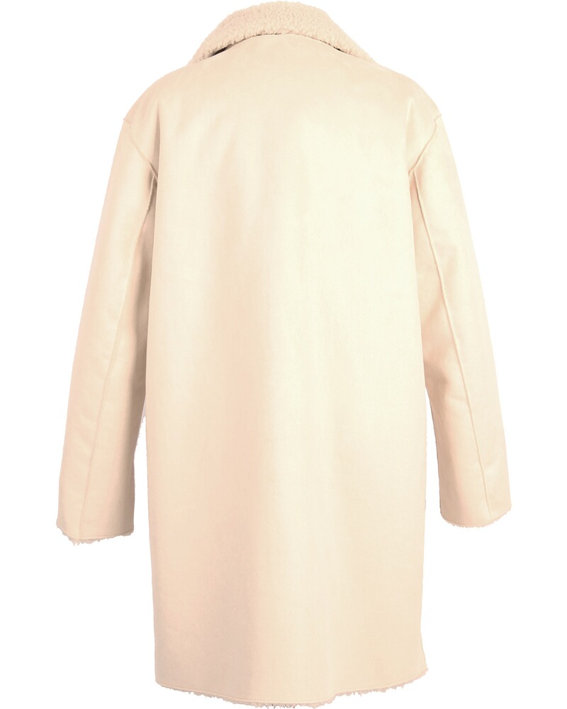 Fake-Fur-Kurzmantel, White Label