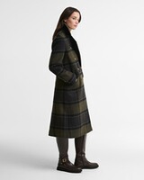 Mantel Cottesmore Checked Wool Coat, Barbour