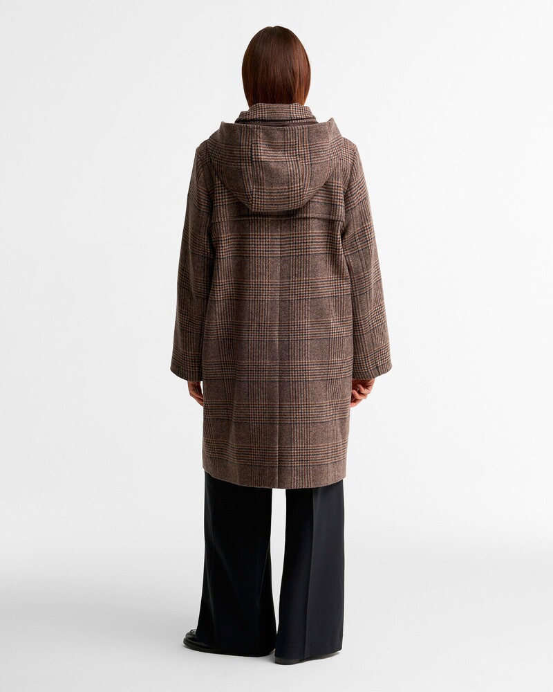 Dufflecoat Melody Check Wool, Barbour