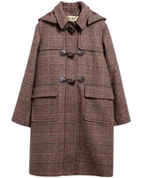 Dufflecoat Melody Check Wool, Barbour